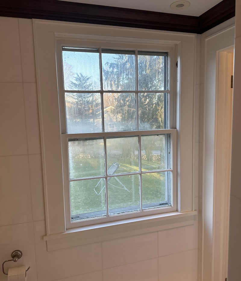 Bathroom window replacement